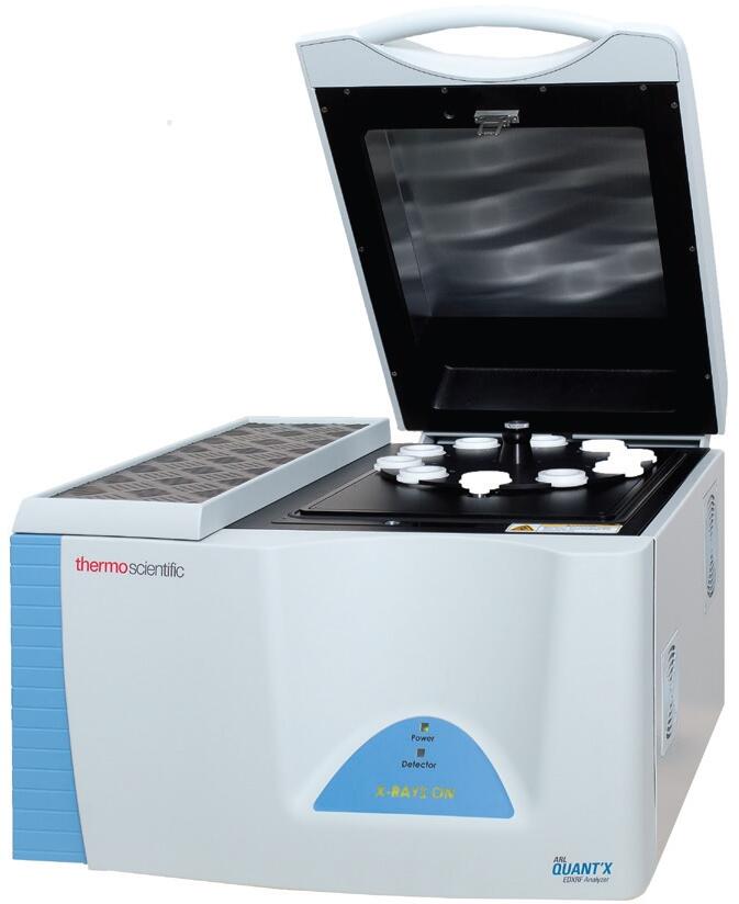 Thermo Scientific ARL QUANTX EDXRF spectrometer open